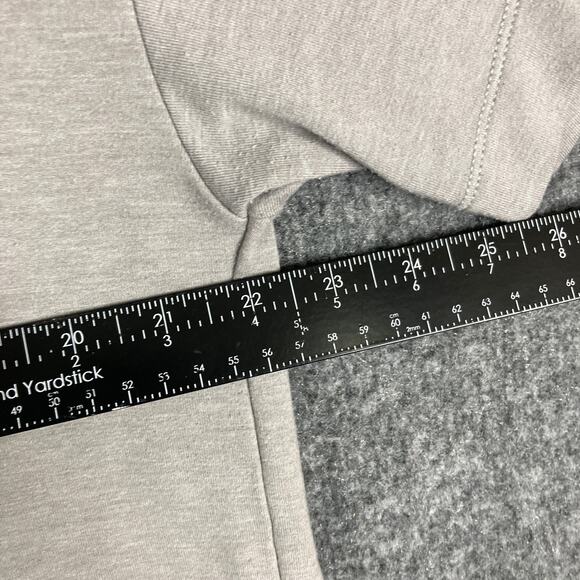 League T-Shirt Mens  L Gray Mississippi State Bulldogs Rayon Blend Stretch - Picture 4 of 8